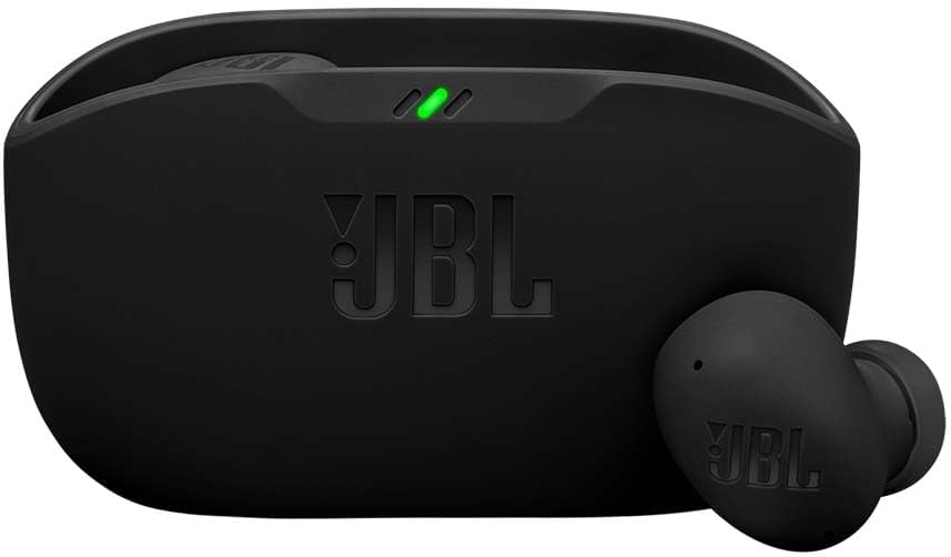 Fone de ouvido JBL Wave Buds 2 em imagem de produto.
