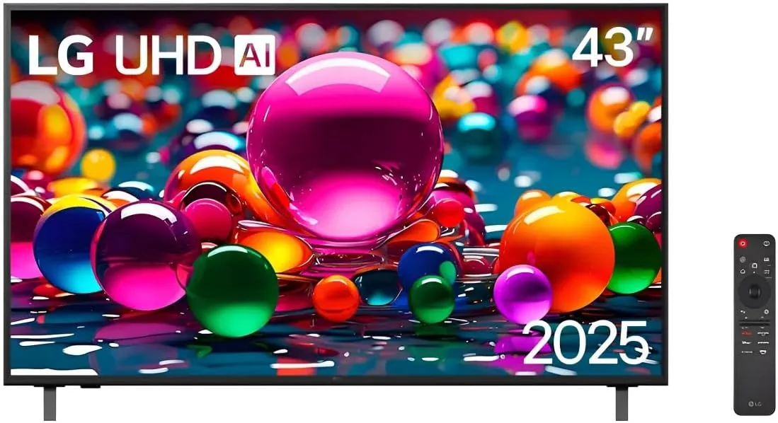 Smart TV LG 43 polegadas 4K em lista de melhores Smart TVs baratas para comprar em 2026.